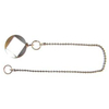 De beer chaîne à boules avec plaque de fixation sous le mélangeur 30cm 0850004