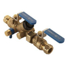 Raminex TBE EA ES terugstroombeveiliging met geintegreerde kogelkraan en aftapper 15x15mm knel 160mm kiwa met benedenstroomse afsluiter 8914457 Raminex TBE EA ES terugstroombeveiliging met geintegreerde kogelkraan en aftapper 15x15mm knel 160mm kiwa met benedenstroomse afsluiter 8914457