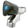 Raminex aérateur chromé avec clapet anti-retour et bouton noir 1/2 x3/4 kiwa 8915164