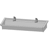 Intersan Sanilav muurwastrog met 1 greeps wastafelkraan 120cm 2 personen RVS 0901056 Intersan Sanilav muurwastrog met 1 greeps wastafelkraan 120cm 2 personen RVS 0901056