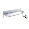 Elcee P120V wastrog incl. zelfsluitende kraan incl. spatscherm + voorgemonteerd leidingwerk 120x43cm v. 2 personen RVS SW65859 Elcee P120V wastrog incl. zelfsluitende kraan incl. spatscherm + voorgemonteerd leidingwerk 120x43cm v. 2 personen RVS SW65859