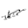 Dornbracht Madison Flair Mélangeur de rebord de baignoire 4 trous sans levier platine mat 0470254