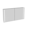 Plieger Mila spiegelkast met 2 deuren en geïntegreerde verticale LED verlichting 120x70x19cm met schakelaar SW203944 Plieger Mila spiegelkast met 2 deuren en geïntegreerde verticale LED verlichting 120x70x19cm met schakelaar SW203944