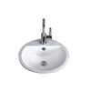 Alape EB S450H inbouwwastafel 45cm geglazuurd staal wit 0930156 Alape EB S450H inbouwwastafel 45cm geglazuurd staal wit 0930156