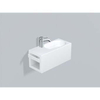 Alape Wp serie Set lave mains 53.5x23.6cm avec trou pour robinetterie gauche droite Blanc 0934821 Alape Wp serie Set lave mains 53.5x23.6cm avec trou pour robinetterie gauche droite Blanc 0934821
