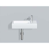 Alape WT.XS500H.L fontein inclusief bevestiging en plug 50x26,8cm met kraangat rechts kom links wit 0934832 Alape WT.XS500H.L fontein inclusief bevestiging en plug 50x26,8cm met kraangat rechts kom links wit 0934832