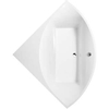 Villeroy en Boch Squaro hoekbad 145x145cm quaryl met poten wit 0940002 Villeroy en Boch Squaro hoekbad 145x145cm quaryl met poten wit 0940002