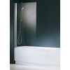 Novellini Aurora 1 paroi de baignoire pliante 1 pièce 80x150cm chrome/transparente 0336273