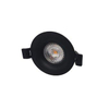 Interlight LED Camini downlight IP44 dimbaar rond 8W/36°/2700K niet kantelbaar zwart SW375388