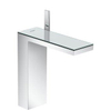 Hansgrohe AXOR MyEdition 1-gats wastafelkraan 230 m. zwart glas m. push open garnituur voorsprong 19.6cm chroom SW241674 Hansgrohe AXOR MyEdition 1-gats wastafelkraan 230 m. zwart glas m. push open garnituur voorsprong 19.6cm chroom SW241674