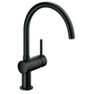 Grohe Minta Mitigeur de cuisine monotrou avec bec C tournant noir OUTLET OUT4088