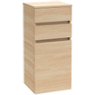 Villeroy & Boch Legato Armoire supplémentaire avec 1 porte et 2 tiroirs 87x40x35cm gauche blanc brillant 0124459