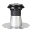 Burgerhout Bm vent 3000 Ventilation de toit en aluminium à simple paroi avec capuchon en plastique 70 80mm 1404571