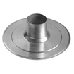 Ubbink aluminium plakplaat 0° 180mm inw. Ø200mm t.b.v. Combi's / Geiser Dakdoorvoer 1406226
