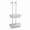 Geesa Basket Porte-douche suspendu double 26,5cm Chrome 0650239