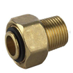 Bpe raccord de vanne de fond de gaz 2 pieces laiton 3/4 buidr 1600230