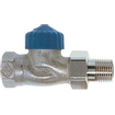 Heimeier Robinet d'arrêt de radiateur thermostatique 1/2 droit Kvs 2,50 m3 h faible résistance 7502028