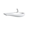 Laufen Alessi One lavabo à poser 90x50x16.5cm 1 trou de robinet vasque droite. espace de dépose gauche incl. clou céramique lcc-blanc 0192302