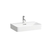 Laufen VAL lavabo 42x65x11.5cm avec trou de robinet avec trop-plein dessous poli SaphirKeramik blanc SW28249