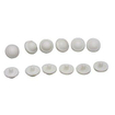 Geberit Ensemble universel de 4 butées rondes pour abattant de WC 0221019