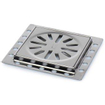 Aquaberg Regard de rénovation avec grille en inox 15x15cm hauteur d'encastrement 7mm RP15 2300007