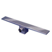 Van den Berg caniveau de douche standard en acier inoxydable 70cm avec sortie verticale 2300319