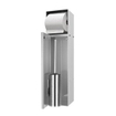 Looox Ensemble brosse de toilette fermée - avec support à rouleau - carrelable - anthracite SW76086