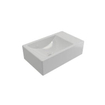 Plieger Houston fontein links zonder kraangat 37x23cm wit TWEEDEKANS OUT9929