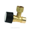 Bonfix Robinet d'arrêt d'angle 3/8x12 mm à compression chromé 2920104