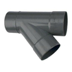 Wavin Wadal VERLOOP Té ALZ.MOF 110X75X110 45GR. grijs 2100673