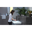 Hansgrohe Robinet de lavabo Talis - 21 cm - bec haut - bec pivotant - vidage à bouton-poussoir - chrome 0450945