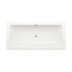 Bette One baignoire en tôle d"acier rectangulaire 170x70x42cm blanc mat 0371813