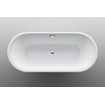 Bette Lux Oval baignoire encastrée duo acier émaillé parois épaisses ovale 180x80x45cm sans pieds blanc 0343039