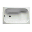 Bette acier laminé bain de siège pour les pieds paroi épaisse 105x65cm blanc 0360424