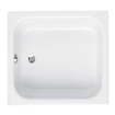 Bette receveur de douche tôle d'acier 100x100x28cm carré blanc 0372048