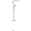 Grohe Euphoria douchesysteem met douchekraan thermostatisch met Euphoria hoofddouche 210mm en handdouche Massage chroom TWEEDEKANS OUT6050
