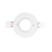 Interlight cadre rond ip20 pour module led mr16 90mm blanc il f90rw 4246923