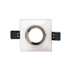 Interlight cadre carré IP20 pour module LED MR16 90mm chrome brossé IL F90SM 4246926