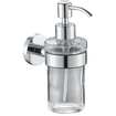 Plieger Vigo distributeur de savon en verre avec support inox brossé SW225393
