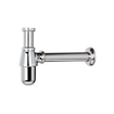 Plieger bekersifon met muurbuis van 250mm 5/4 met rozet chroom SW84297