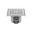 Easy drain aqua quattro siphon de sol 15x15cm horizontal 4cm acier inoxydable GA23690