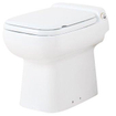 Sanibroyeur Sanicompact Luxe broyeur de fèces encastré dans cuvette de WC au sol avec abattant de WC éco+raccordement lavabo blanc 0620220