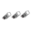 Vasco Carre Porte-serviette 2.4x6.5cm bouton carré pour radiateur Carre chromé 7240286
