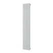 Plieger Antika Retto radiateur design vertical raccordement central 1800x295mm 994W argent métallique 7253227