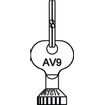 Oventrop instelsleutel thermostatische radiatorafsluiter AV9 7500047