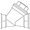 Oventrop Brns vanne de réglage 1 1/4 dn32 pn25 kvs = 1945 m3/h filetage interne 7505223