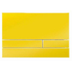 Rezi Modern bedieningsplaat glas DF met rechthoekige druktoetsen 261x174mm t.b.v de BB3650 serie zonnebloem geel 0753115