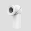 ABU Coude WC réglable 110mm 0 90° réglable blanc 0770193