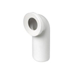 ABU coude de raccordement pour WC 90° 110mm avec raccord 40/50mm blanc 0770663