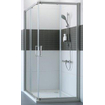 Huppe Dw Classics 2 GT E2(1/2DA) 800 H:1900 zilvermat Glas helder GA32464